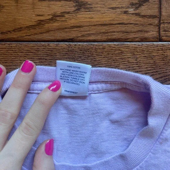 Vintage Purple Supreme T-shirt Size Medium - Picture 4 of 7